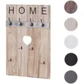 Produktbild: Wandgarderobe HWC-C89 Home, Garderobenpaneel Garderobe, Shabby-Look Vintage, 8 Haken 91x60cm ~ naturbraun