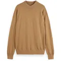 Produktbild: Scotch & Soda Herren Pullover Sweater Core - Dropped Shoulder Mock Neck Pullover, Light Camel,L