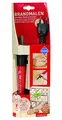 Produktbild: GLOREX 6 1671 001 - Pebaro Brandmalkolben mit 9 Aufsätzen aus Messing, mit Auflageböckchen, Stromanschluss Euro Stecker 230 V / 30 W, zum Brennen auf Holz, Leder, Kork und anderen Materialien