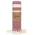 Produktbild: Makai Hamamtuch Merlotrot 100% Baumwolle Pestemal Handtuch 95x200cm Strandtuch