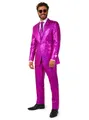 Produktbild: Opposuits Partyanzug Peppy Pink Anzug, Ein ganz seltenes Exemplar: die pink-metallische Disco-Echse!