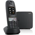 Produktbild: Gigaset E630 Großtastentelefon mit Rufnummernanzeige, schnurlos IP65 - schwarz S30852-H2503-B101