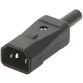 Produktbild: Bachmann Kaltgerätestecker, 915171, Schwarz