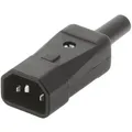 Produktbild: 915.171 Bachmann Kaltgerätestecker C14 schwarz Kabel Strom/Netzteil ~D~