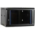 Produktbild: DSIT Danicom - 4 HE Serverschrank, Wandgehäuse, mit Glastür (BxTxH) 600 x 450 x 280mm