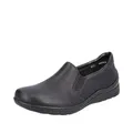 Produktbild: Rieker Damen Slipper 48964-00 schwarz Gr. 39