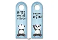 Produktbild: speecheese Dekohänger Bitte nicht stören Türhänger aus Filz mit niedlichem Panda