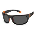 Produktbild: POLAROID Pld 2125/s 8LZ/M9 BLACK ORANGE Sunglasses Men's Acetate, Standard, 66