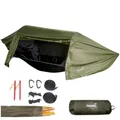 Produktbild: Skandika Hängemattenzelt Rian | Hängematte Outdoor mit Moskitonetz, 200 kg Tragkraft, Ultraleicht, Nylon, 1 Person Zelt, Atmungsaktiv, Baum-Aufhänge-Set | Reisehängematte Wandern, Trekking, Camping