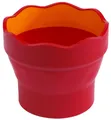 Produktbild: FABER CASTELL Wasserbecher CLIC & GO rot