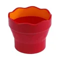 Produktbild: FABER CASTELL WASSERBECHER CLIC & CO ROT PINSELBECHER WASSER-BECHER SCHULE