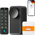 Produktbild: Wlan Smart Lock Pro mit Touchscreen-Tastatur, Türriegelschloss, App