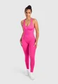 Produktbild: Smilodox Jumpsuit Elsie, Seamless Einteiler, Racerback, Ganzkörperanzug figurformend Sportanzug geripptes Material, Overall atmungsaktiv, Workout Yoga