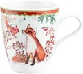 Produktbild: Seltmann Weiden Becher Life - Waldtiere, 1-tlg., Porzellan, Becher mit Henkel 0,40 l und weihnachtlichem Dekor