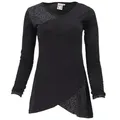 Produktbild: Guru-Shop Midikleid Hippie Minikleid Boho chic, Tunika - schwarz alternative Bekleidung schwarz S