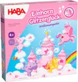Produktbild: Haba Spiel Einhorn Glitzerglück - Wolkenstapelei, Stapelspiel