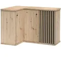Produktbild: Beautysofa Eckkommode, Eiche Artisan, Holzwerkstoff, 123x85x82 cm, Wohnzimmer, Kommoden & Sideboards, Kommoden