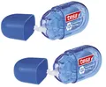 Produktbild: 2 x Tesa Korrekturroller Korrekturmaus mini Eco Logo Korrekturband 5mm x 6m blau
