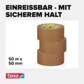 Produktbild: tesa tesapack Papier Paketband Braun 50m x 50mm - Umweltfreundlich 56%