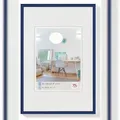 Produktbild: walther + design Lifestyle Kunststoff Bilderrahmen 40x60 cm BLAU
