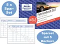 Produktbild: Sparpack 5x Fahrtenbuch AVERY Zweckform 222 - 56 Blatt NEU PKW Finanzamt A6 quer
