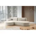 Produktbild: Kaiser - Modernes L-förmiges Designer-Ecksofa Modena Falten Beige Links
