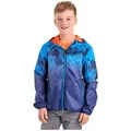 Produktbild: Killtec Outdoorjacke Lyse BYS JCKT B Leichte, wasserdichte Kinderjacke, klein verpackbar, cooles Muster blau 176 EU