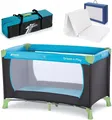 Produktbild: Hauck Baby Travel Cot Set Dream Play with Mattress - Foldable Baby Travel Cot