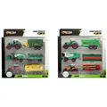 Produktbild: Toi-Toys Spielzeug-Auto Landwirtschafts Set Traktoren plus Anhänger zufällige Auswahl 6 teilig grün