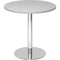 Produktbild: Hammerbacher Besprechungstisch STF08, rund, 80 x 74,5cm (ØxH), lichtgrau / chrom