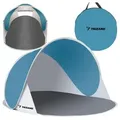 Produktbild: Trizand Faltzelt Strandzelt 145x100x70 cm, Personen: 2 (Spar-Set, 1 tlg., praktisch stabil), UV-Schutz blau