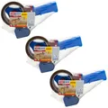 Produktbild: Tesa Paketbandabroller STARTER SET Packband Abroller 3 Handgerät + 3 Rollen