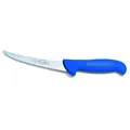 Produktbild: Fr. Dick ErgoGrip Ausbeinmesser 15cm blau steif Schlacht-Metzgermesser Ausbeiner