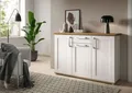 Produktbild: Home affaire Kommode COSENZA, TOPSELLER!, Breite 137 cm, 3 Türen, 1 Schubkasten, in Landhausoptik, Anrichte, Schrank, Sideboard