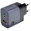 Produktbild: Forcell F-Energy Ladegerät mit USB C und USB A Buchsen - 4A 45W mit PD und Quick Charge 4.0 Funktion