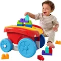 Produktbild: MEGA BLOKS Bausteinwagen mit Aufbewahrungsmöglichkeit (20 Teile) für Kleinkinder, Bausteine, 1 Jahr(e), Kunststoff, 20 Stück(e), 1,5 kg