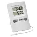 Produktbild: Digitales Innen-Außen-Thermometer Innen- und Außentemperatur Höchst- und Tief...
