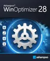 Produktbild: Ashampoo WinOptimizer 28 – PC Tuning Software für ein schnelles, schlankes und sicheres Windows | 1 Gerät | 1 Benutzer | PC Aktivierungscode per Product Key Card