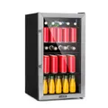 Produktbild: Klarstein Beersafe 3XL Kühlschrank 98 Liter 4 Böden Panoramaglastür Edelstahl 10046069