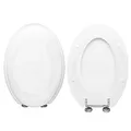 Produktbild: Toilettensitz, Hatria, kompatibel mit weißem Hochglanz-Polyester.