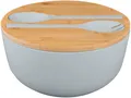 Produktbild: Brunner Greenkick Salatschüssel mit Besteck, Ø25cm, grau