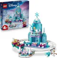 Produktbild: LEGO ǀ Disney Frozen Elsas Schlittenfahrt um den Eispalast - Spielzeug inkl. Anna- und Elsa-Minipuppen, Olaf Figur sowie Eisenbahnschienen und Schneewagen - Geschenk für Mädchen ab 4 Jahren - 43281