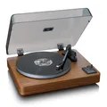 Produktbild: Lenco LBTA-165WD Vollautomatischer Plattenspieler Bluetooth AT3600L Holzgehäuse