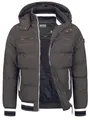 Produktbild: Indicode Herren Marlon Steppjacke in Daunenjacken-Optik | Winterjacke Übergangsjacke Raven, XL