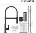 Produktbild: SCHÜTTE MIAMI Küchenarmatur - Schwarz Matt (79147)