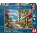 Produktbild: Schmidt Spiele Puzzle Café an der italienischen Riviera, Thomas Kinkade, Erwachsenenpuzzle, Premium, 1000 Teile, 59624