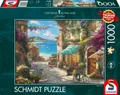 Produktbild: Schmidt Spiele Puzzle Puzzle Kinkade Cafe an der italienischen Riviera 1000 Teile, Puzzleteile