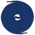 Produktbild: Mount Swiss Schnürsenkel runde Schnürsenkel ø 5 mm für Wander- & Trekkingschuhe - 100% Polyeste blau|schwarz 120 cm / Durchmesser 5mm