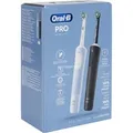 Produktbild: Oral-B Vitality Pro D103 Duo, Elektrische Zahnbürste schwarz/blau, Black/Blue, inkl. 2. Handstück