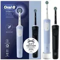 Produktbild: Oral-B Vitality Pro D103 Duo 4210201446514 Elektrische Zahnbürste Rotierend/Pulsierend Weiß, Blau, Schwarz